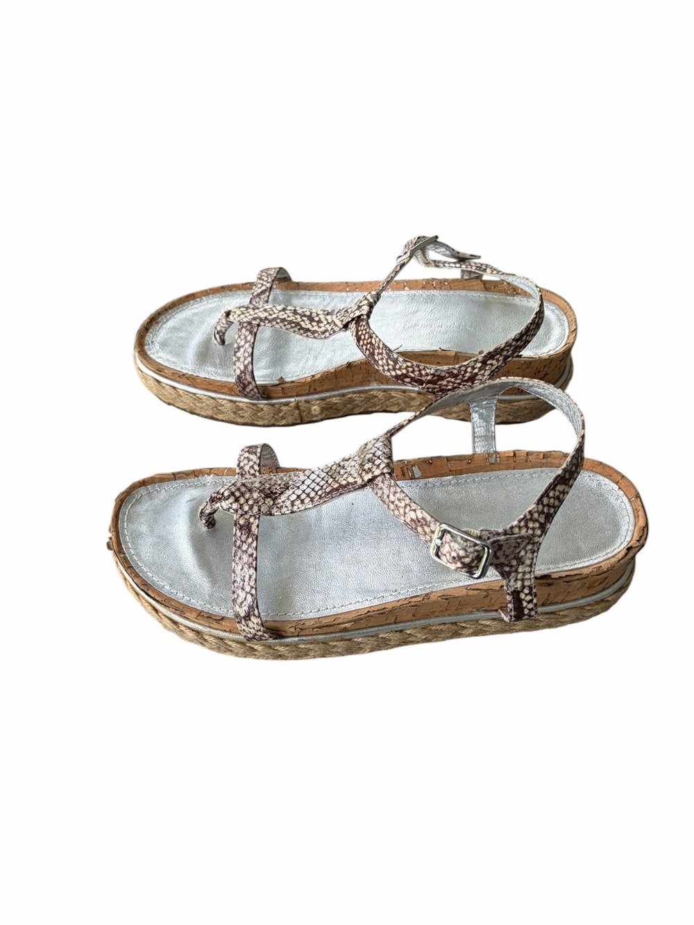 Donald Pliner Cleo snakeskin print sandals
